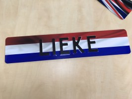 Kentekenplaat Nederlandse vlag IMG_3030